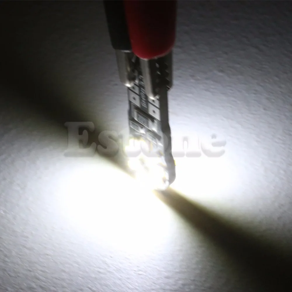 

1PC DC 12V T10 W5W 3014 SMD 18 LED Canbus Car Wedge Side Light Bulb Lamp White