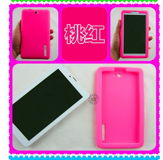 Цветной Мягкий силиконовый чехол из ТПУ под заказ Обложка для планшета 7 дюймов