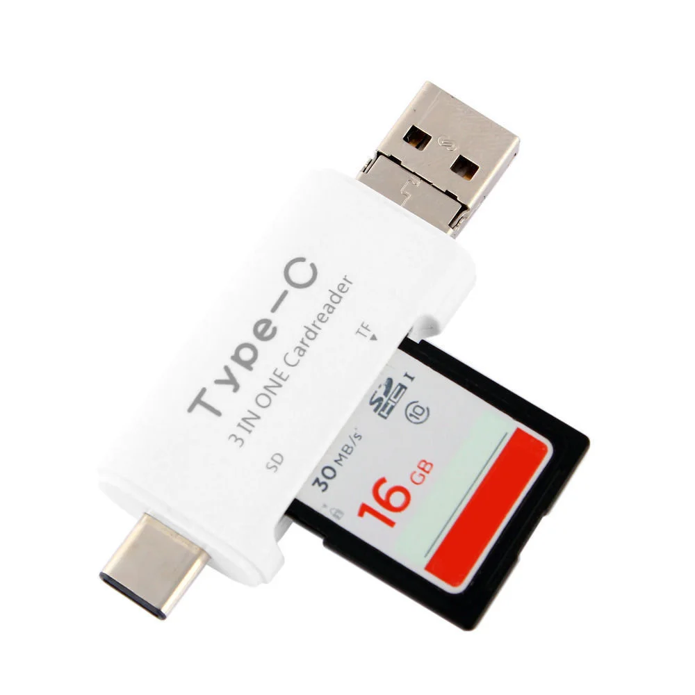 Все в 1 usb type C кард-ридер SDHC SD карта памяти Micro SD ридер USB C Micro USB адаптер памяти для Macbook Android Phone PC
