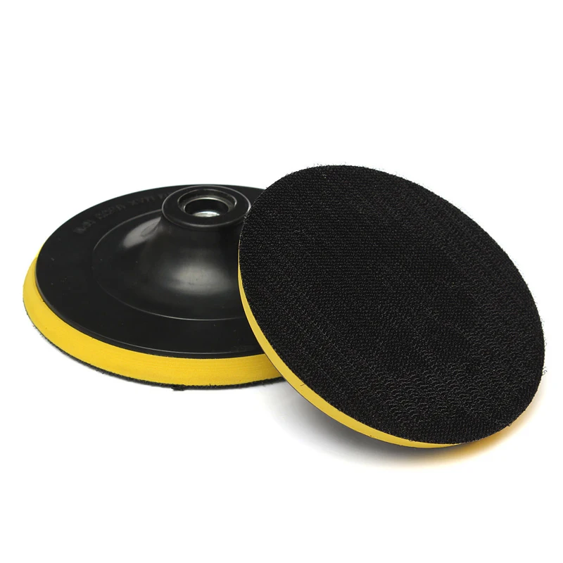 M14 M10 Polishing Pad Buffing Plate Disc Adhesive Backed Hooks 75mm~180mm For Car | Инструменты