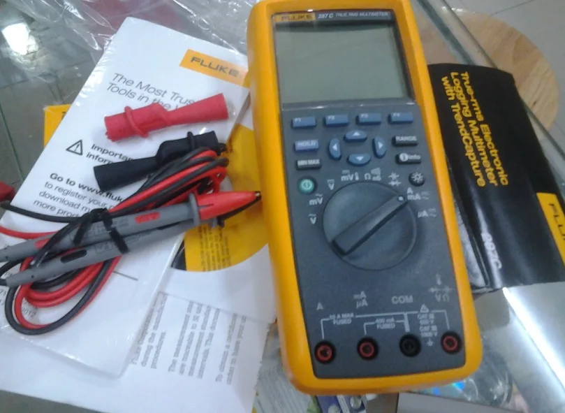 Цифровой мультиметр Fluke 287C реальное эффективное значение четыре с половиной|digital