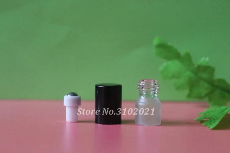 1 мл мини матовая стеклянная бутылка для полировки рулон флаконов пустой