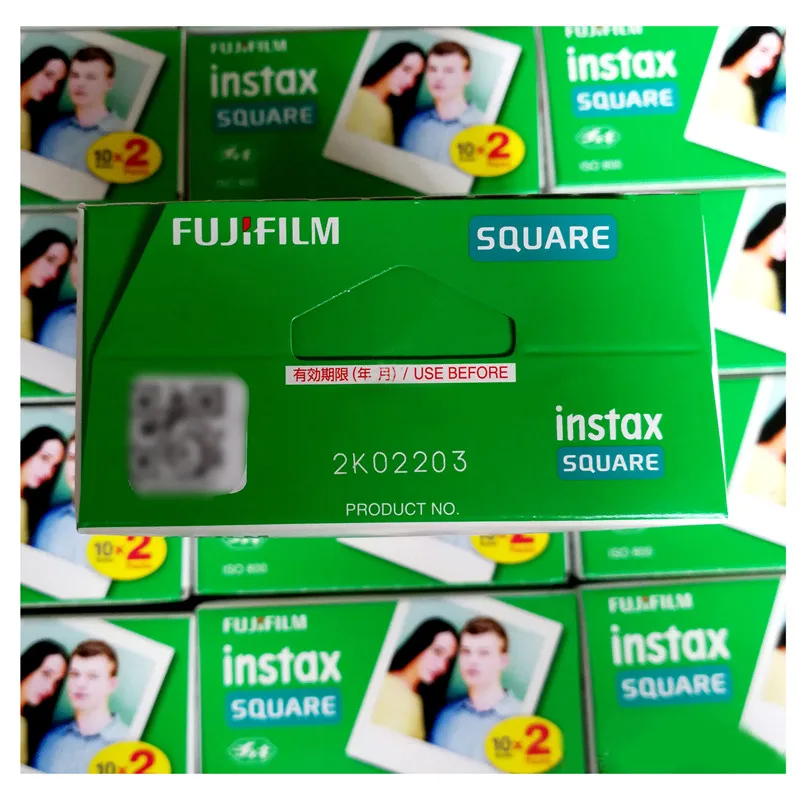 Fujifilm Instax Мини пленка Instax квадратная пленка белая краевая фотобумага(20 шт) для мгновенных пленок SQ6 камера Горячая
