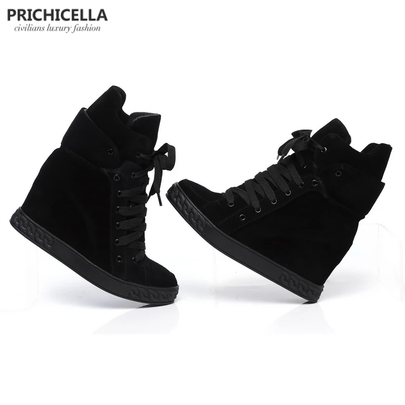 Женские ботильоны на шнурках PRICHICELLA повседневные из натуральной кожи