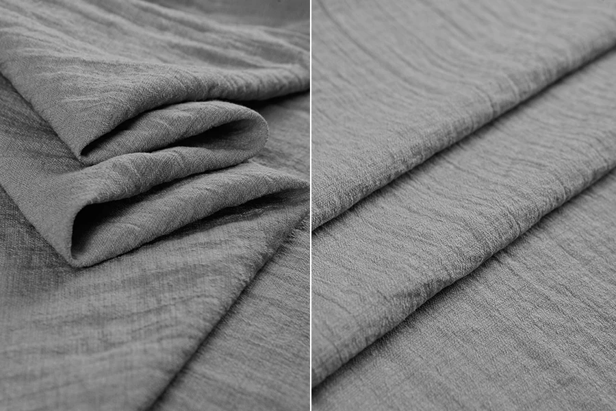 Модная ткань из смеси льна креп льняная для платья рубашки брюк топа сумки