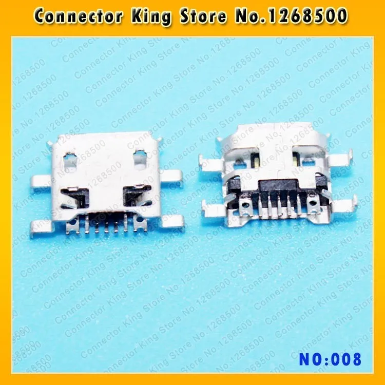 ChengHaoRan Micro USB 2,0 гнездовой разъем/USB разъем для мобильного телефона планшета Micro USB разъем для зарядки 7-pin 7 P, MC-008