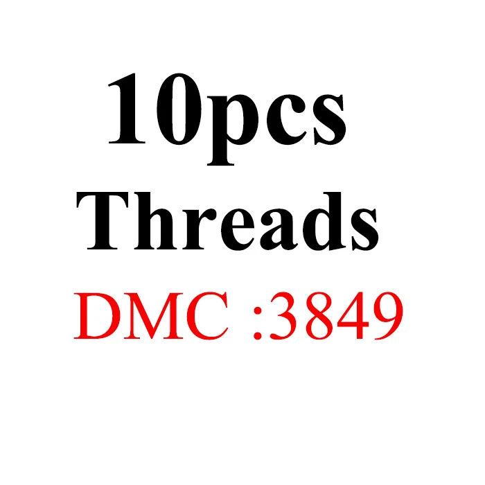 Snowlover, рукоделие ремесел 10 шт./лот 1,2 м Multicolors вариант DMC3849-ECRU вышивки крестом хлопчатобумажные Швейные Мотки Вышивка Нитью - Цвет: 1.2mthread-DMC3849