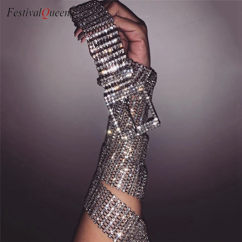 

2022 Luxury Crystal Full Rhinestones Waist Belts Women Bling Gold Silver Party Club Diamante Wide Waist Belt Fashion Waistband