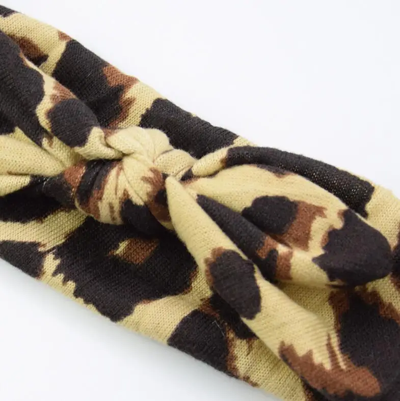 2 шт./компл. леопардовой повязкой на голову для женщин цветочный принт женские