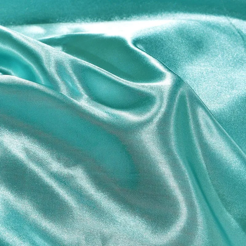 Атласная шелковая простыня, белая эластичная, полная, королевская, глубокая простыня, шелковистая наматрасник