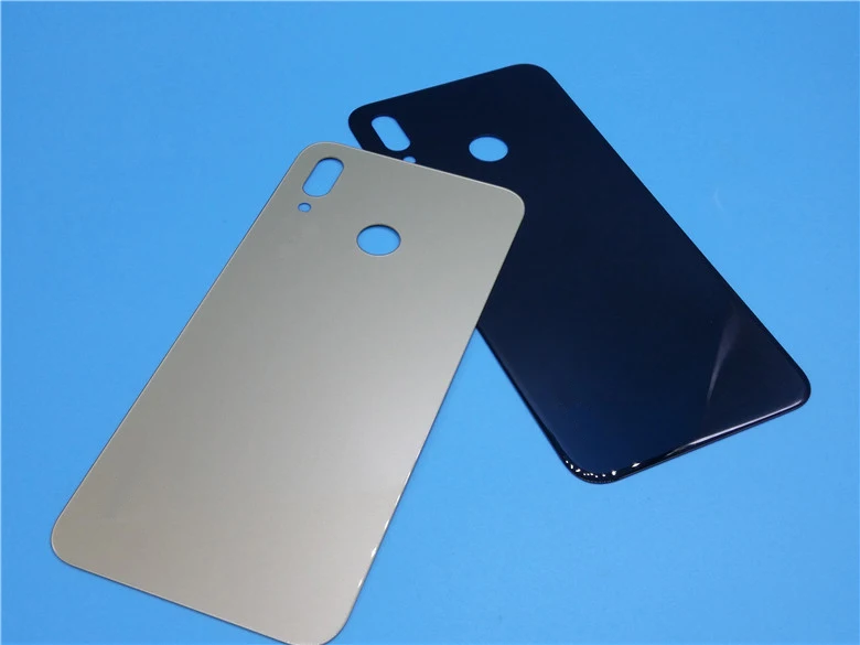 Для huawei P20 Lite/Nova 3E стеклянная задняя крышка батарейного отсека задняя крышка корпуса P20Lite задняя крышка Запасные части+ клей 3M