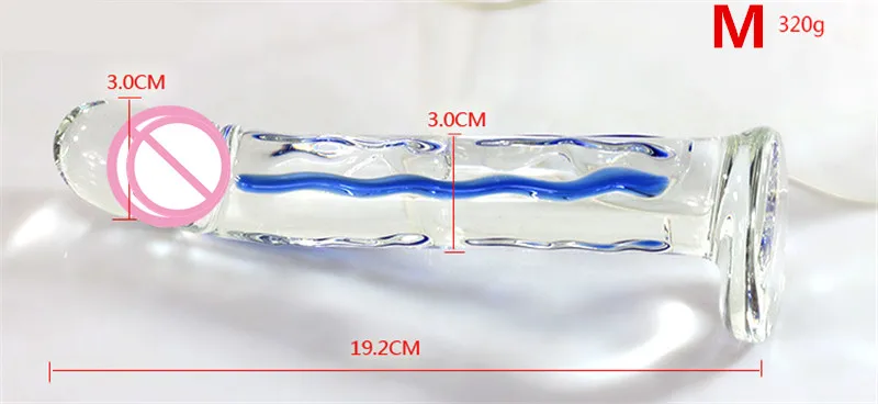 Женская палочка для мастурбации Анальная пробка стеклянный пенис реалистичный