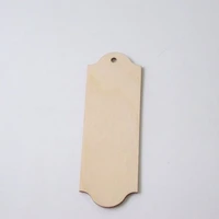 50pcs laser cut unfinished wood bookmark for decoupage