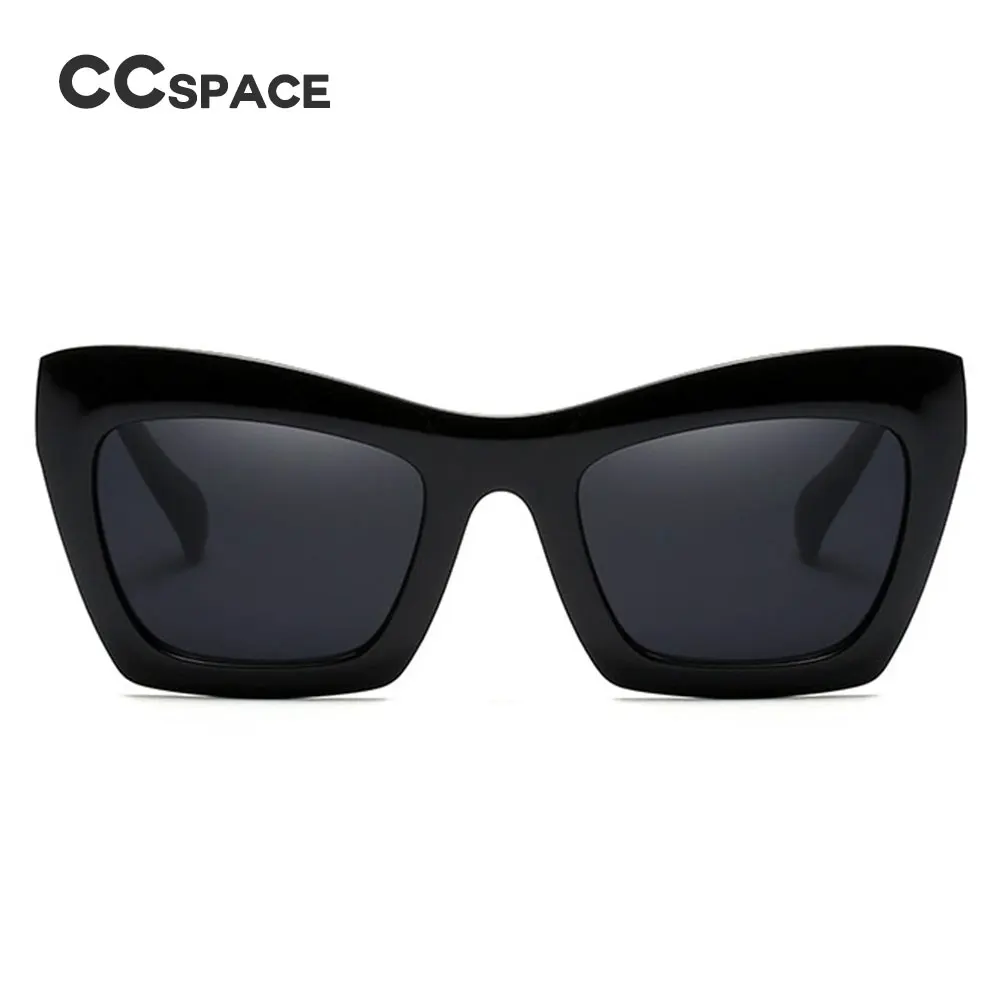 CCSPACE, 7 цветов, маленькие квадратные солнцезащитные очки, кошачий глаз, для мужчин и женщин, Брендовые очки, дизайнерские, модные, мужские, женские, с защитой от ультрафиолета, 45294