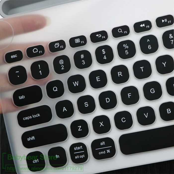 Для logitech K480 Bluetooth многофункциональная клавиатура силиконовая Пылезащитная Беспроводная настольная клавиатура защитная пленка Пылезащитная пленка