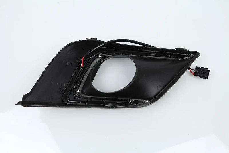 1Pair For Nissan Murano 2015 2016 2017 2018 DRL Daytime Running Lights fog lamp cover Daylight with yellow turn signal |
