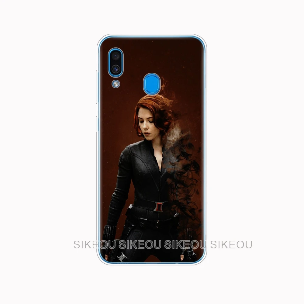 Чехол для Samsung Galaxy A50 A60 A10 A30 A40 A70 50 A9 A7 с принтами "Marvel", "Мстители", с супер-Героем капитан с принтом «Железный человек», танос - Цвет: 10874