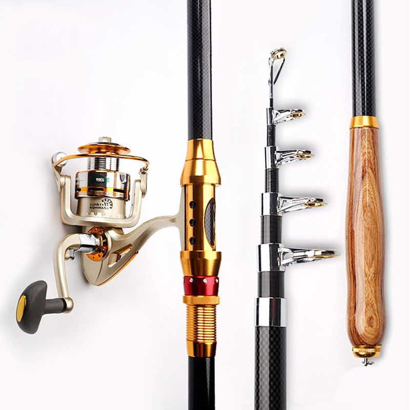 Высокое качество золото Акула углеродного волокна выдвижной 2 1 М 3 6 м наружная