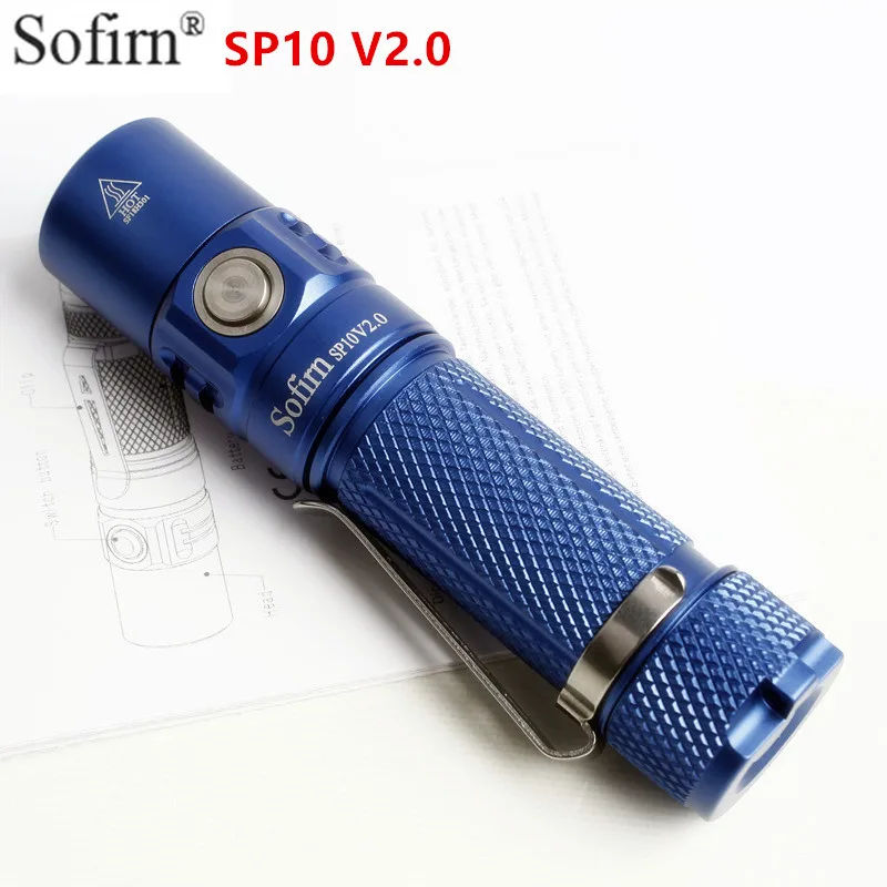 Sofirn SP10 V2.0 Мини светодиодный фонарик AA 14500 фонарь CREE XPG2 550LM факел удобный брелок