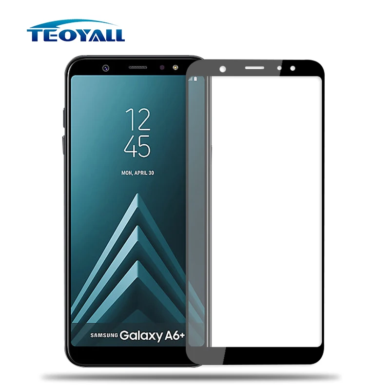 TeoYall 2.5D Arc Edge закаленное стекло для Samsung Galaxy A6 Plus 2018 Защита экрана J6 J4 J3 полное