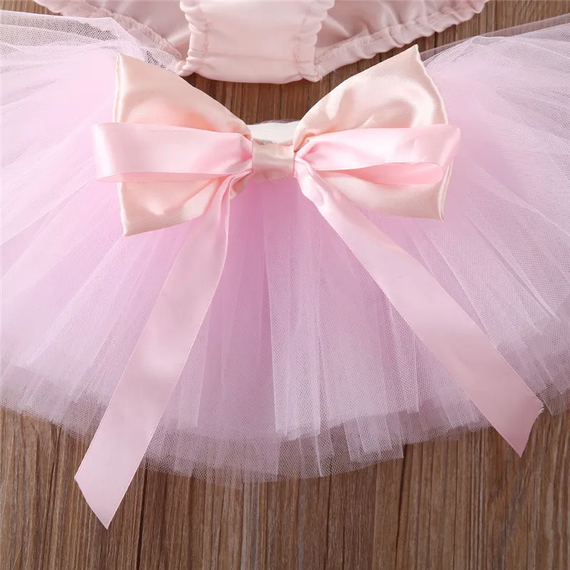 Комплект из 2 предметов для маленьких девочек кружевные топы без рукавов боди