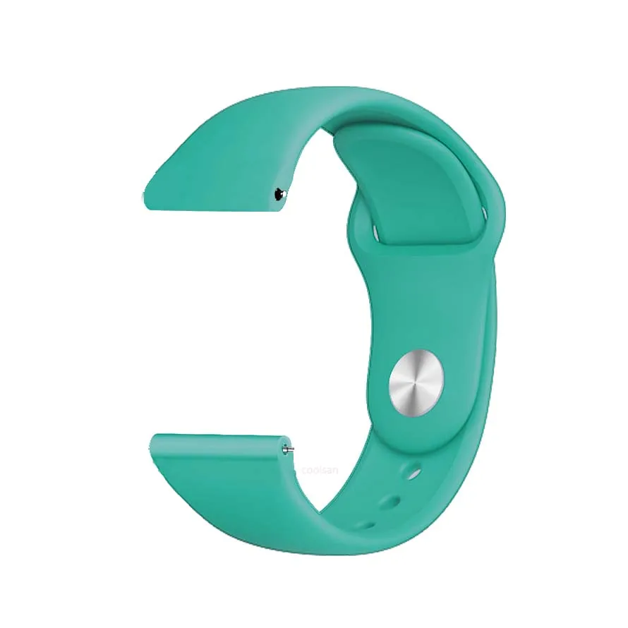 5 Water duck 22 мм 20 мм силиконовый ремешок для samsung Galaxy 46 мм 42 мм gear S3 S2 классический спортивный ремешок для Huami Amazfit Bip huawei Watch 2 GT - Цвет ремешка: 5 Water duck