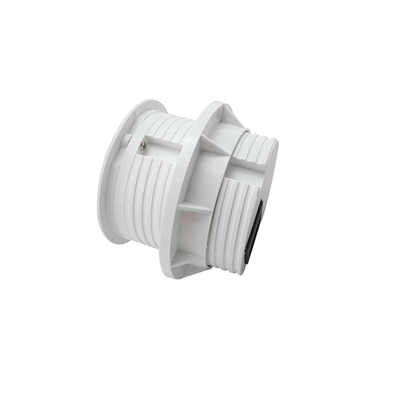 Чисто белая круглая многофункциональная настольная розетка с 1 Европейской розеткой, 2 USB зарядки для офиса, отеля, кухни на заказ