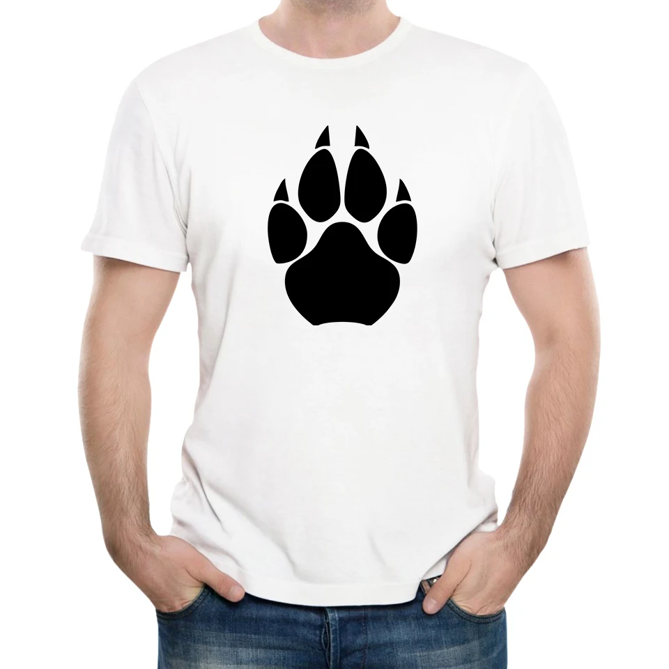 Мужчины Bear Paw Футболка со следами DOMI 2019 лето новый хлопок o образным вырезом с