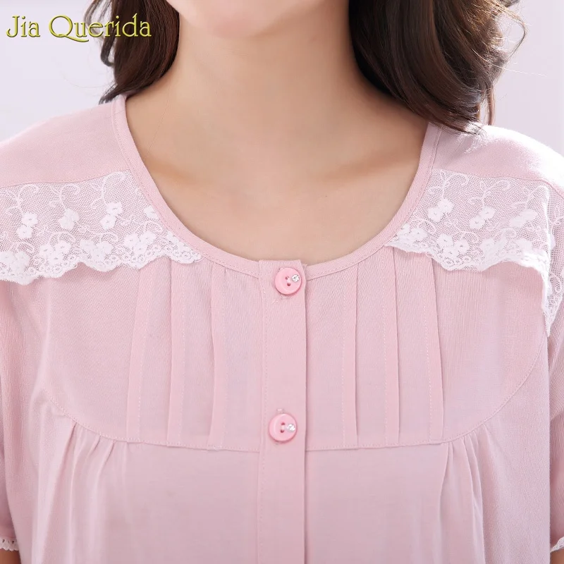 Пижама Женский комплект 100% хлопок спальный костюм элегантная Домашняя одежда