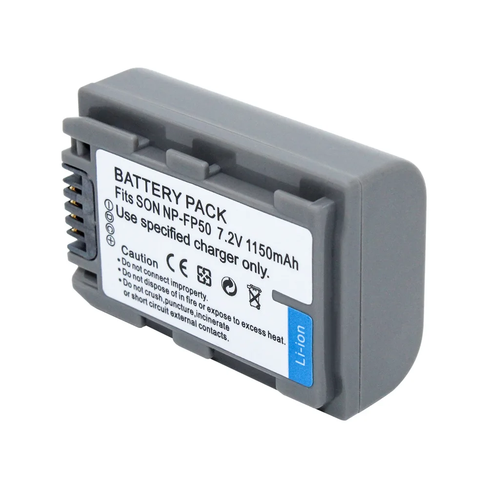 NP FP50 NPFP50 Батарея для sony DCR SX40 SX40R SX41 HDR CX105 FP30 FP51 FP60 FP70 FP71 FP90 Батарея|Цифровые
