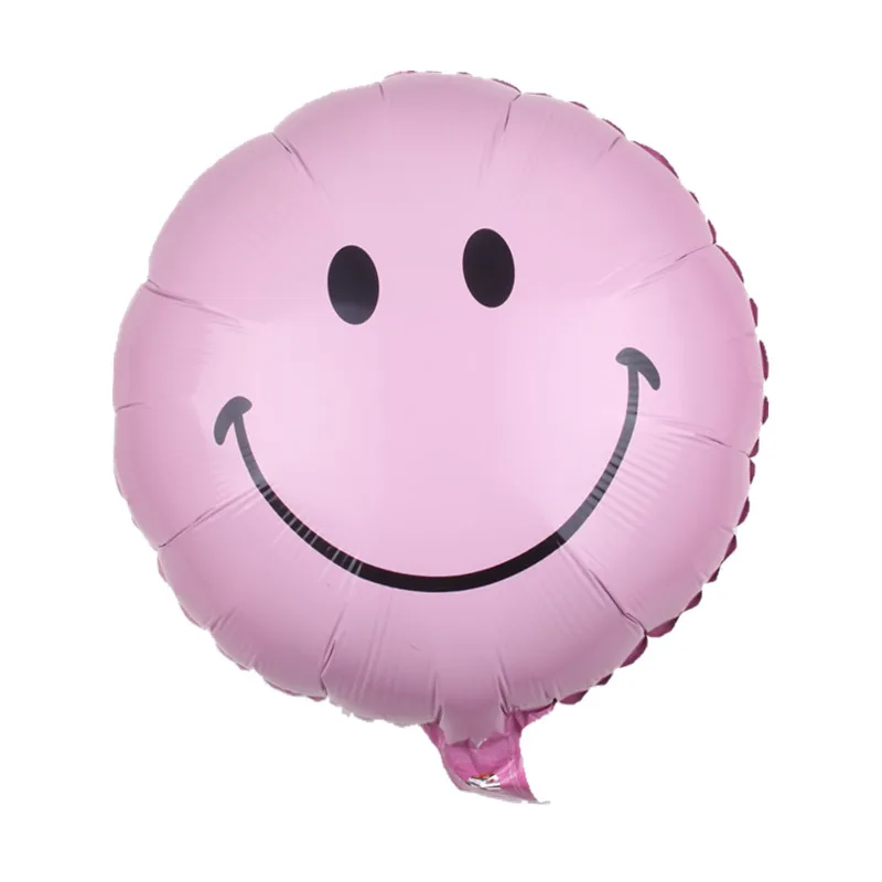 Figure balloon GOGO paity Новые детские игрушки, алюминиевые воздушные шары воздушный шар для вечеринки на день рождения Круглый смайлик - Цвет: Figure balloon