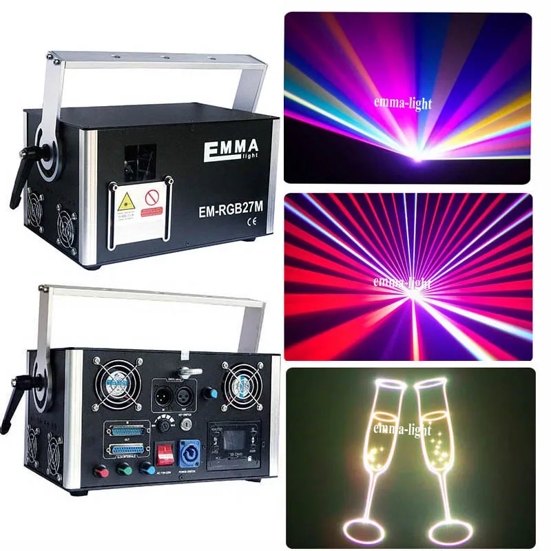 RGB полноцветная Автоматическая Вращающаяся лампа мощностью 3 Вт 4 лазерная сцсветильник с голосовой