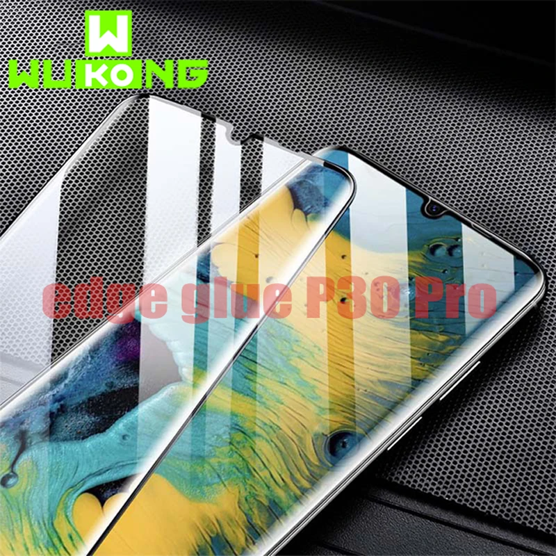 Чехол с полным покрытием Защитное стекло для экрана Huawei P30 Lite Nova 4e закаленное Pro mate