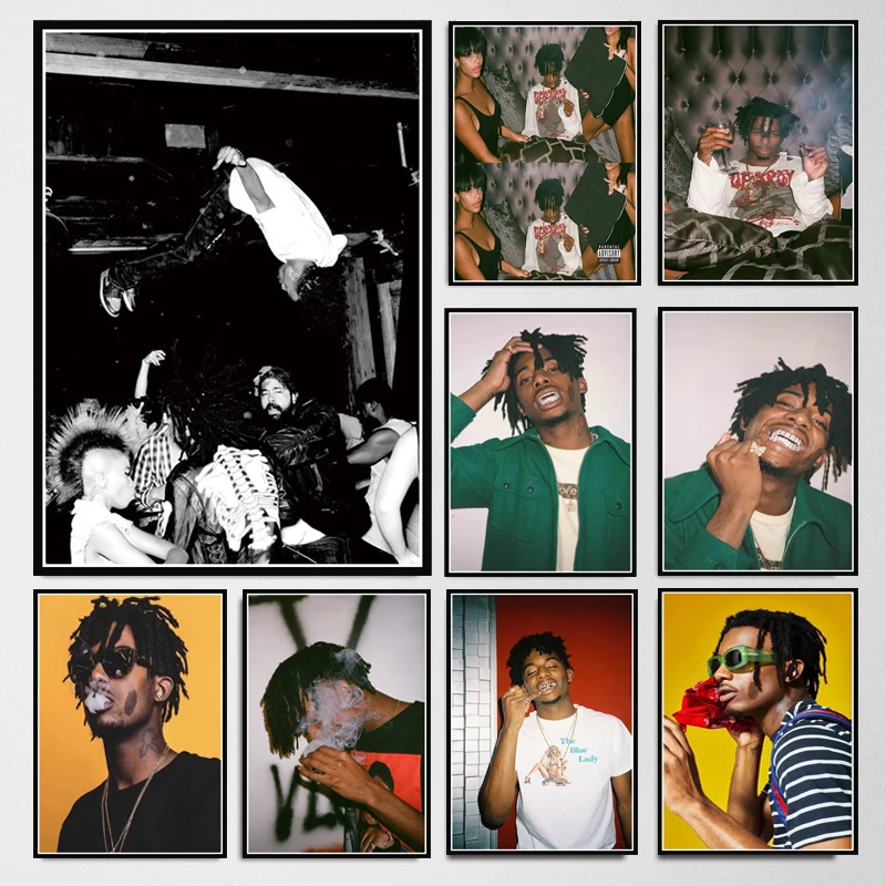 Печатный постер Playboi Carti Die Lit раппер хип хоп музыкальный Звездный альбом картина