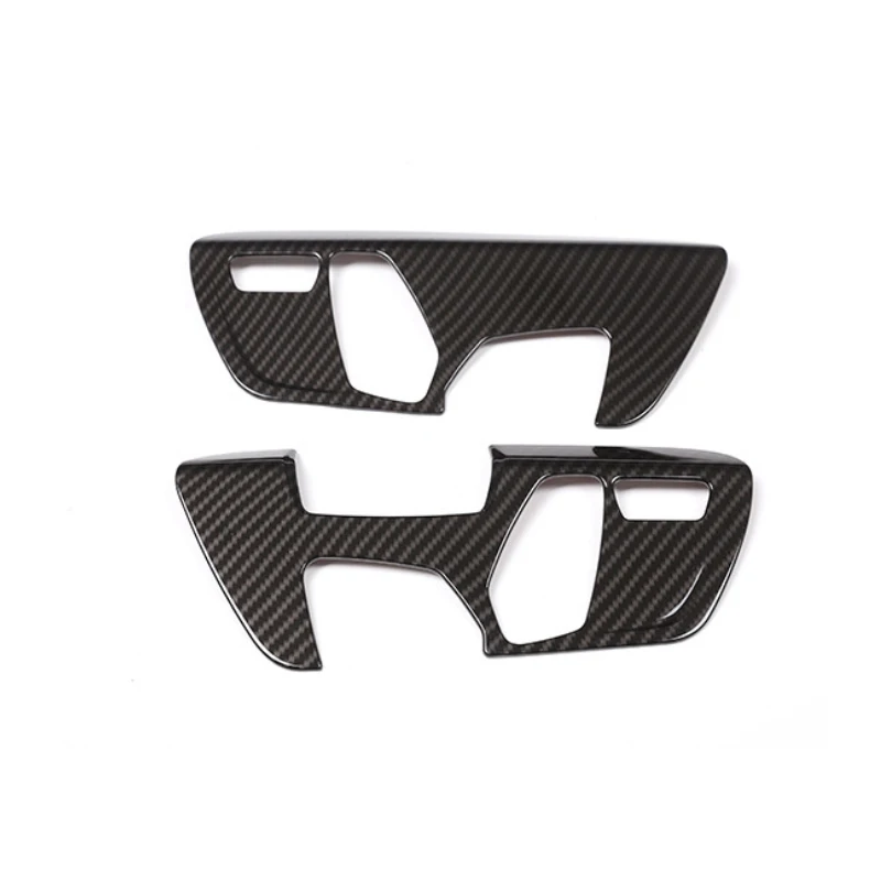 Текстура углеродного волокна 2 шт. Стайлинг автомобиля внутренняя сторона