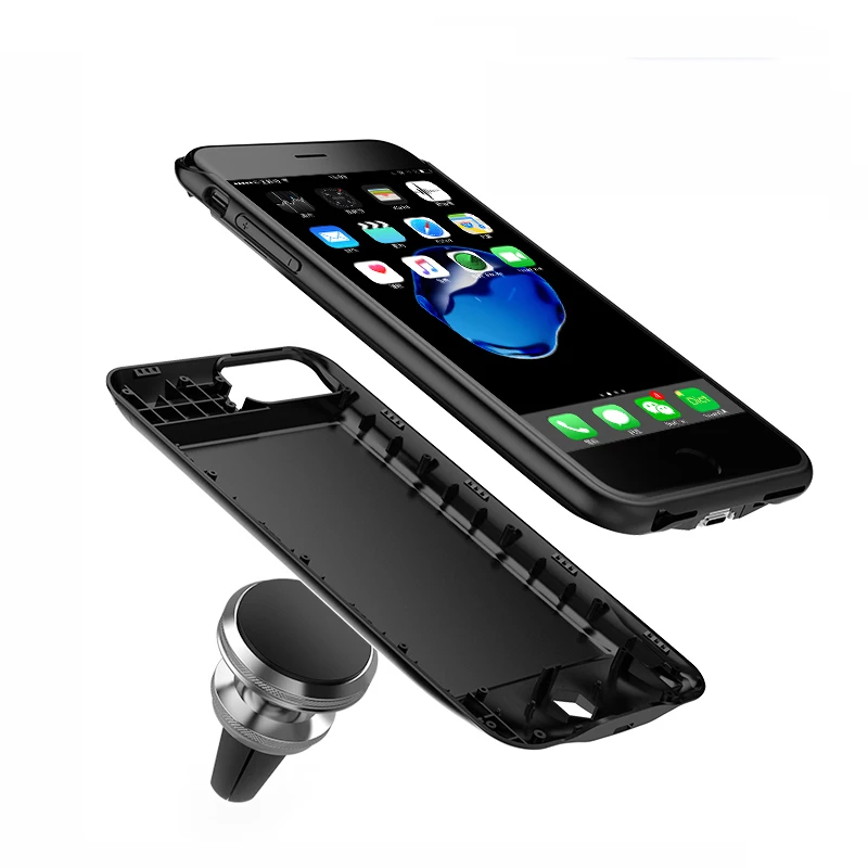 Для iPhone 8 7 6 6S Plus чехол для аккумулятора 3800/4800/5000/7500mAh аккумулятор зарядное