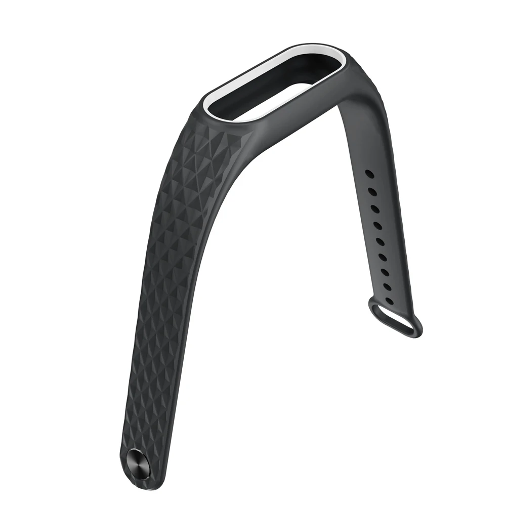 Браслет Mi Band 2 для Xiaomi ремешок на запястье Двухцветный силиконовый браслет