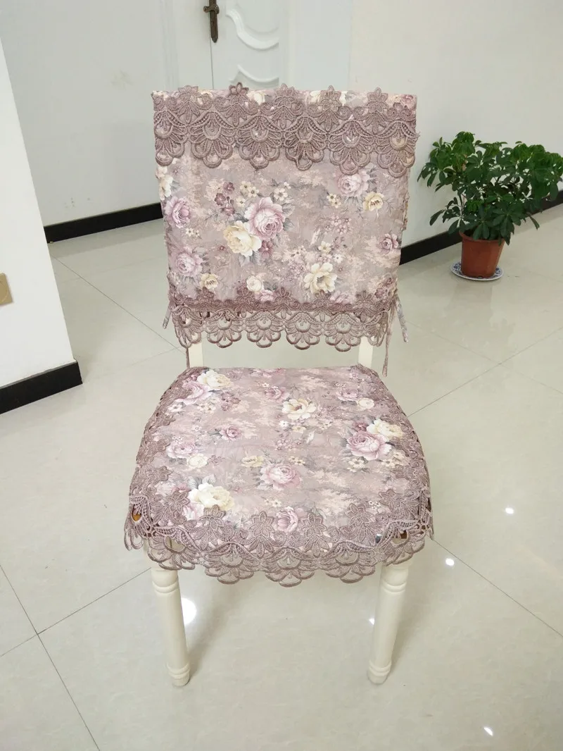 Proud Rose пасторальная кружевная скатерть для стола Европейская круглая скатерть для стола стула Подушка Свадебный декор скатерть для стола стула чехол