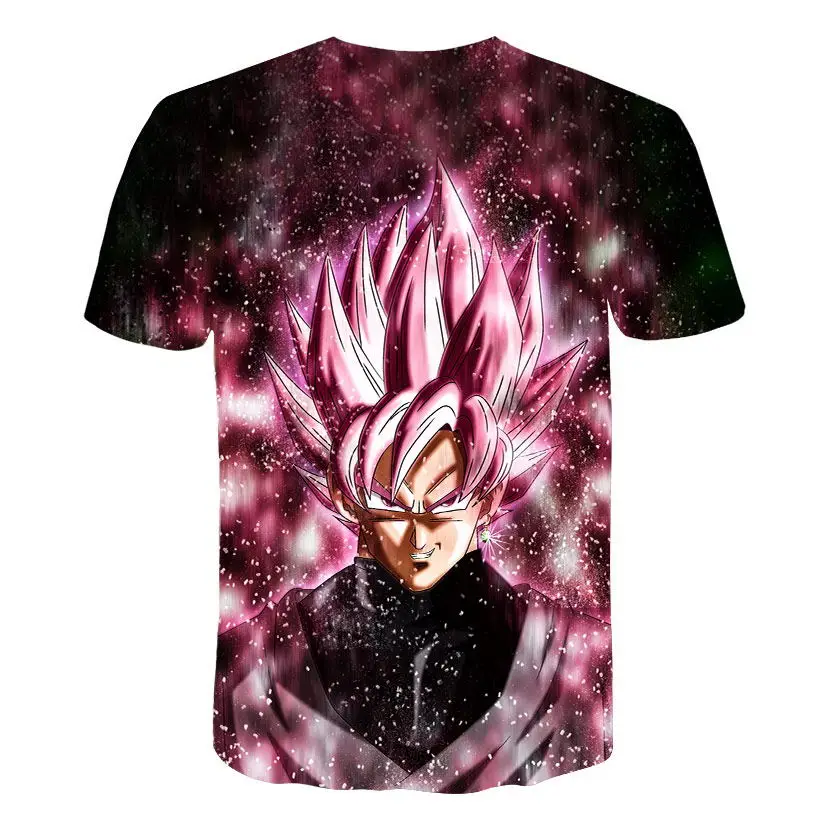 Мужская футболка в стиле аниме Dragon Ball Повседневная брендовая летняя хип-хоп с 3D