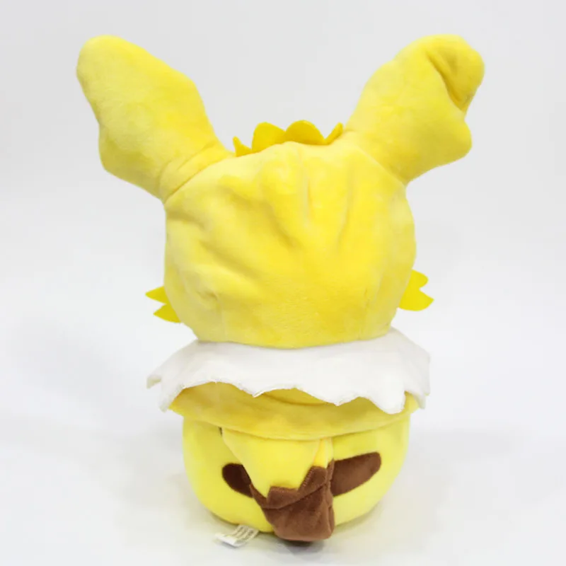 Карманные животные Пикачу Косплей Eevee Sylveon Jolteon Vaporeon плюшевые мягкие куклы с плащом Cos Пикачу игрушка детский подарок sa74