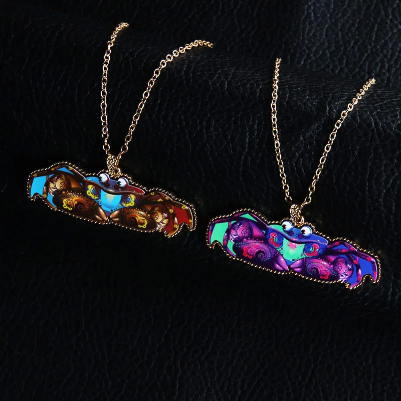 6 шт./лот красочные Краб симпатичный кулон колье ювелирные изделия девушки