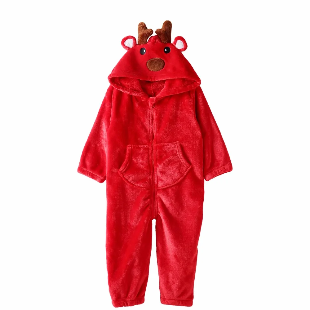 Детская флисовая Пижама комбинезон для мальчиков|pajamas boys|boy and girlchristmas clothing |