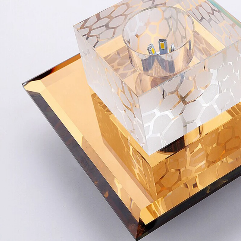 Минималистичная квадрасветодиодный светодиодная хрустальная люстра светильник