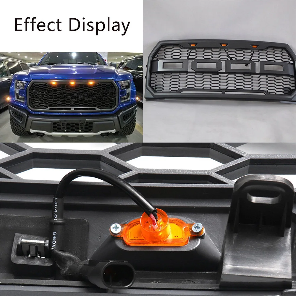 Lamp Warning Bumper Front Vehicle Signal Car Accessories Raptor Style Led Small For Ford | Автомобили и мотоциклы