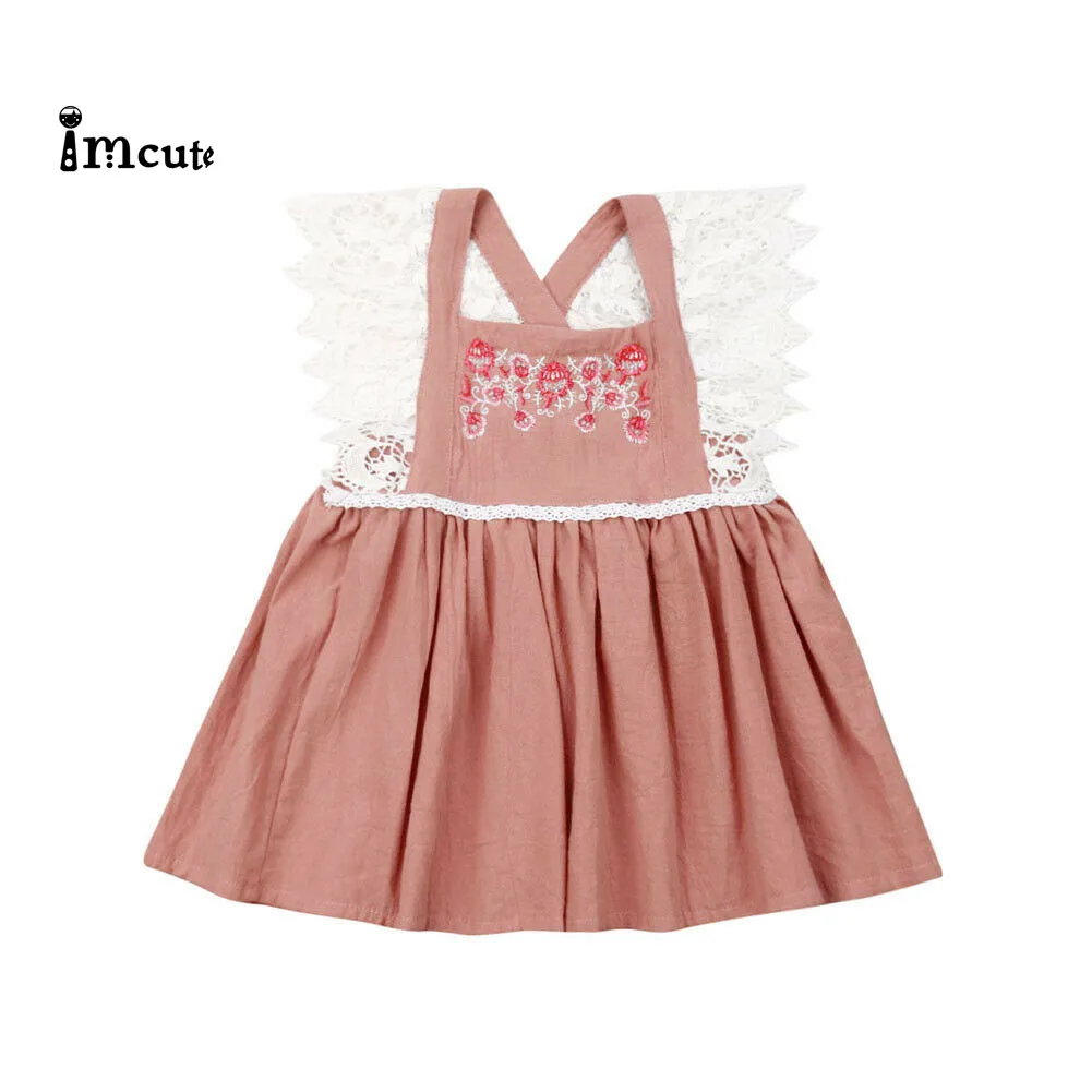 Летнее платье для маленьких девочек детское праздничное принцессы повседневное