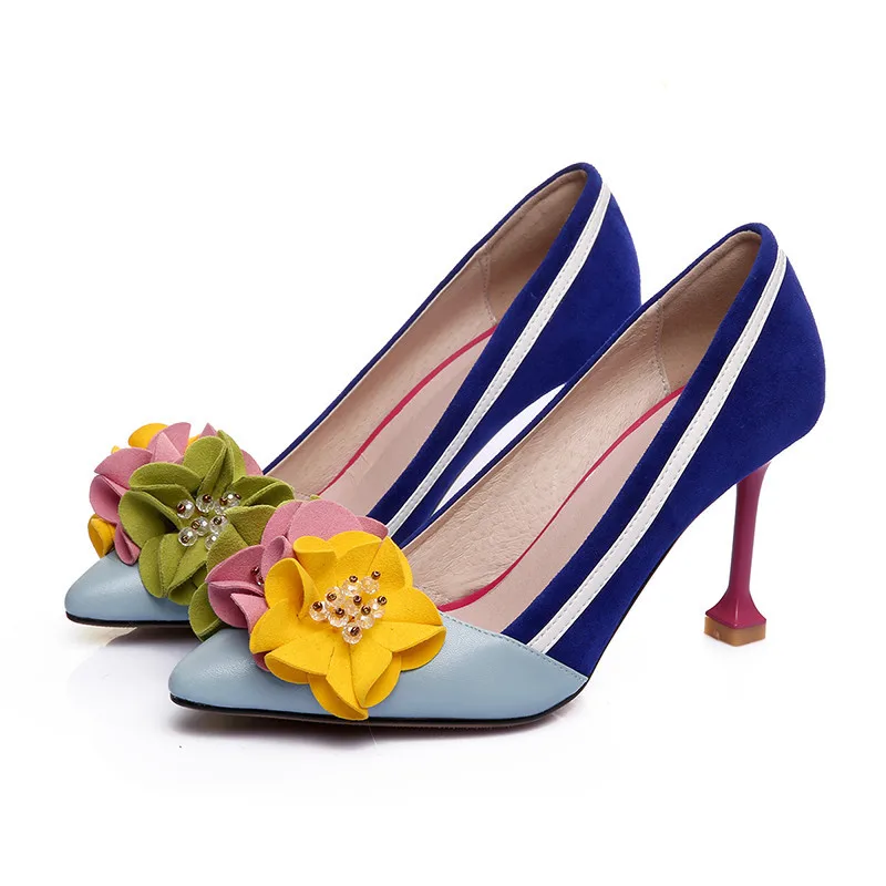 2018 сезон весна осень Натуральная кожа Модный Оригинальный дизайн Туфли на