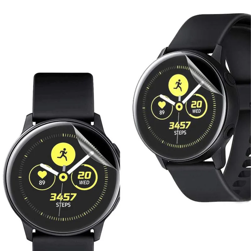 2 шт Анти-шок мягкая ТПУ Ультра прозрачная защитная пленка для Samsung Galaxy Watch Active