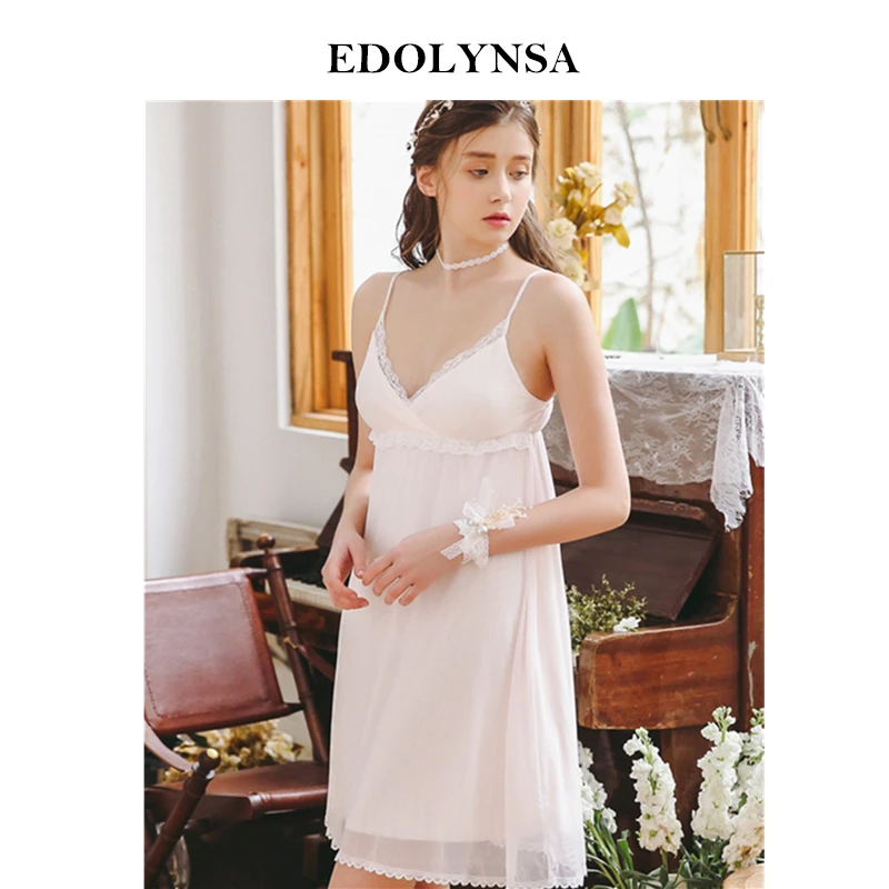 Летняя женская одежда для сна сексуальная открытая спина на бретельках без