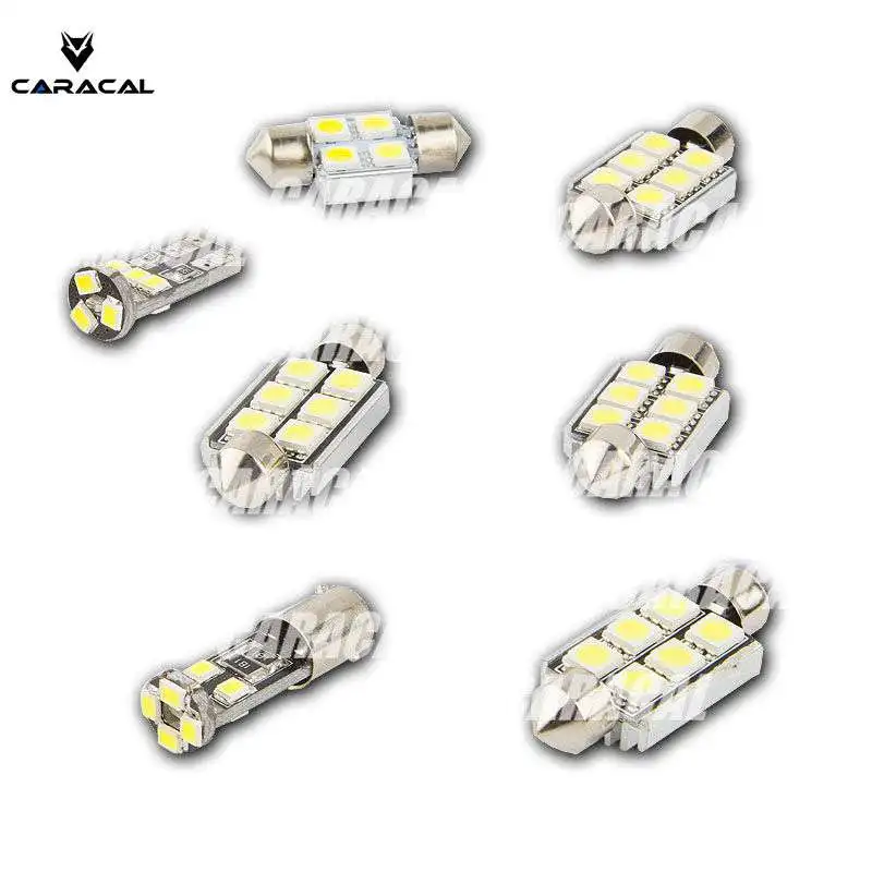 9 шт. безошибочный Белый Премиум светодиодный светильник для интерьера комплект