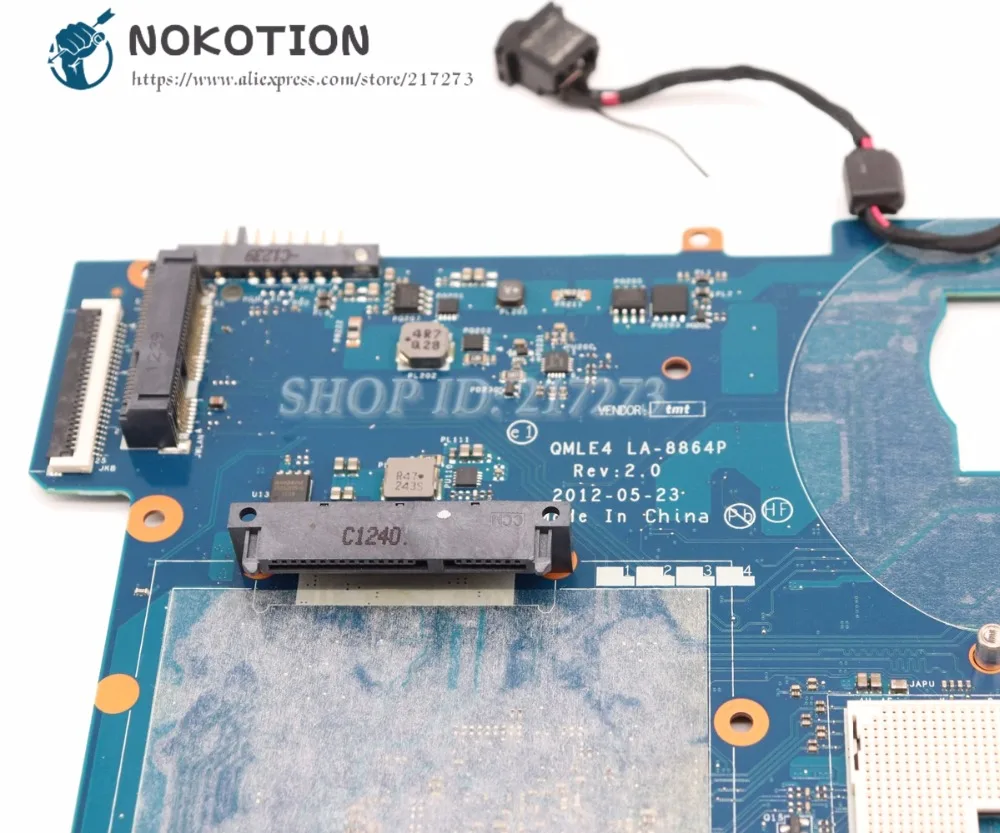 NOKOTION для samsung NP365 NP365E5C NP355V5C Материнская плата ноутбука QMLE4 LA-8864P BA59-03399A BA59-03565A основная плата DDR3